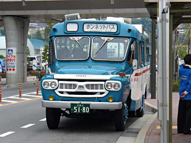 広島2 い5180　ボンネットバス　フロント