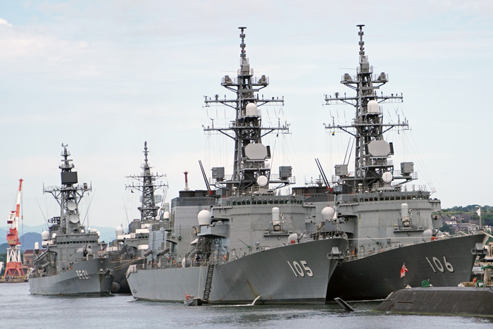DD105 いなづま　右舷前